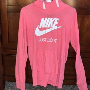 Pink nike hoodie